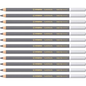 Stabilo CarbOthello Chalk Pastel Pencils 12 Pack 1400/726 Cool Grey 4